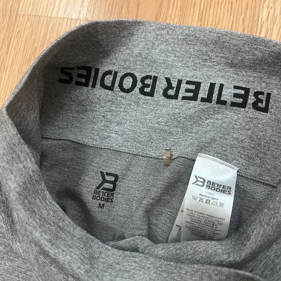 Better Bodies - Gray Waverly Tights - Medium - Picture 4 of 4